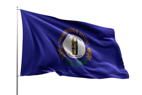 flag real realistic fabric flying wave shine country nation national pole hd transparent png kentucky