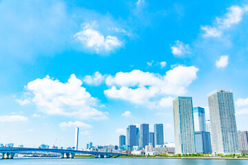 Blue, Tower, Blue sky