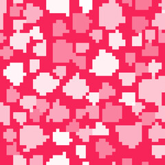 White line Wooden beer mug icon isolated seamless pattern on red background. Vector