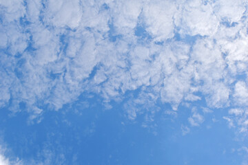Fototapeta na wymiar Beautiful blue sky with clouds nature background