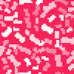 White line Old hourglass with flowing sand icon isolated seamless pattern on red background. Sand clock sign. Business and time management concept. Vector