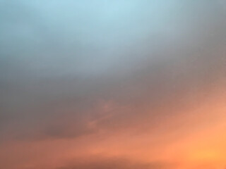 sunset twilight with beautiful clound