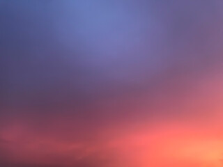 sunset twilight with beautiful clound