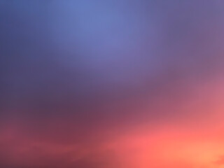 sunset twilight with beautiful clound