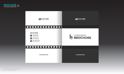 film company brochure cover design for producer , director and actor