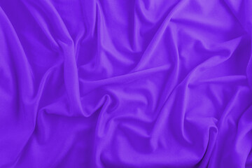 Obraz premium Wrinkled purple fabric background for product mock up