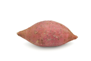 sweet potatoes is delicious sweet fruit on the white background.

