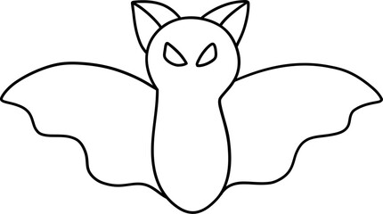 Halloween Vampire Bat illustration