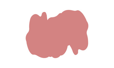 abstract blob maroon