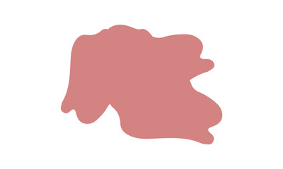 abstract blob maroon