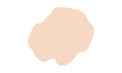 peach blob abstract