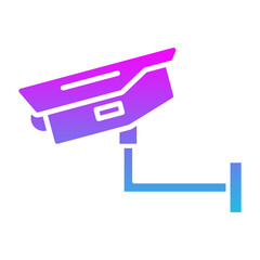 Cctv Glyph Gradient Icon