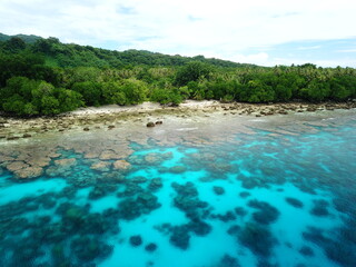 Utwe & Hiroshi point in Kosrae, Micronesia （Federated States of Micronesia）