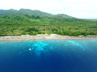 Utwe & Hiroshi point in Kosrae, Micronesia （Federated States of Micronesia）