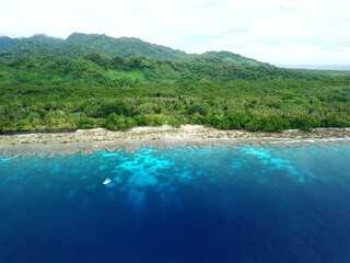 Utwe & Hiroshi point in Kosrae, Micronesia （Federated States of Micronesia）