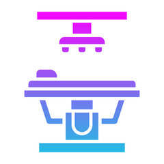 Operating Room Glyph Gradient Icon