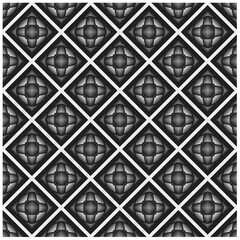 Monochrome Repeat Pattern.black and white grunge  background.Abstract halftone pattern.