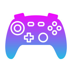 Game Controller Glyph Gradient Icon