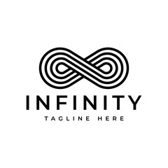 modern infinity logo design
