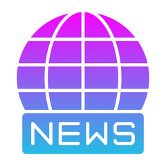 Logotype Glyph Gradient Icon