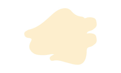 blob cream abstract