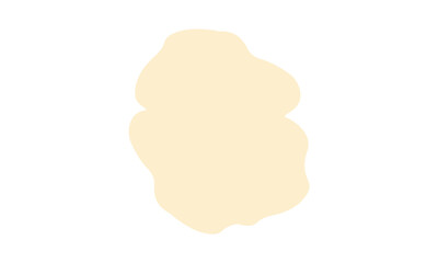 blob cream abstract