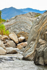 river in the mountains