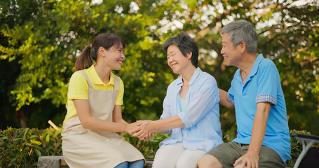 Senior healthcare concept