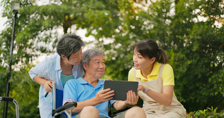 Fototapeta premium senior health care concept