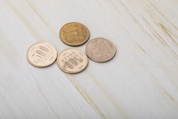 五百円硬貨　coin