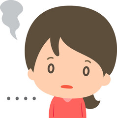 Obraz premium 放心した若い女性