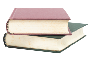 Isolated book. Old vintage book for your design. Education Study Learn concept.