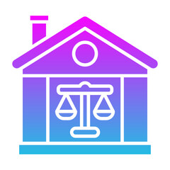 Property Glyph Gradient Icon