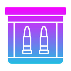 Evidence Glyph Gradient Icon