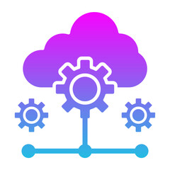 Saas Glyph Gradient Icon