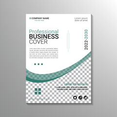 creative business cover design print template