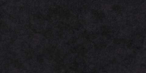 Fototapeta premium Dark black conrcrete cracked stone marble wall grunge backdrop background. panorama dark black with gray stucco wall, blank grunge vintage surface design. Worn gray grungy background.