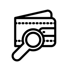 Wallet icon template