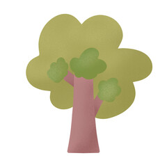 Cute Tree Illustration