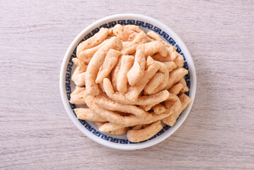 Fish crisps is a popular snack in the Tamsui area of New Taipei City. 