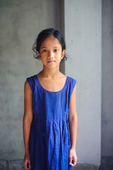 Fototapeta premium Portrait of a indian little girl