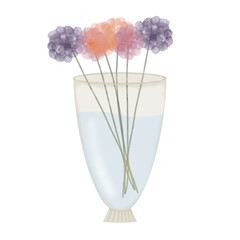 Flower Vase Illutration