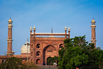 Jama Masjid, Old town of Delhi, India.