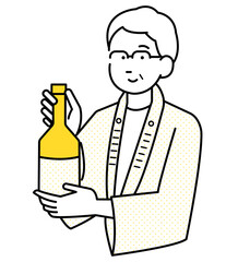 杜氏の男性のイラスト素材