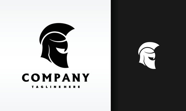helmet spartan logo