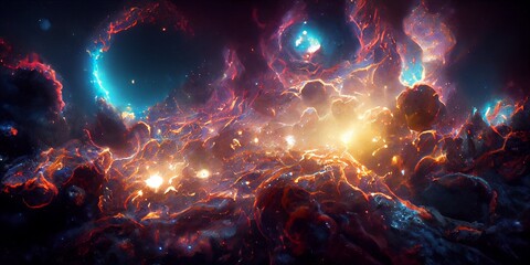 Obraz premium lights of space