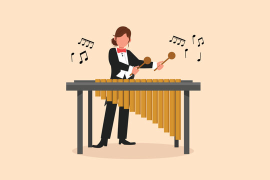 Marimba clip art preview