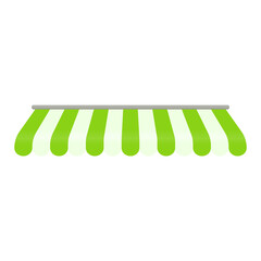 Awning element set. The roof can be changed to prevent sunlight and rain for decorating the shop.