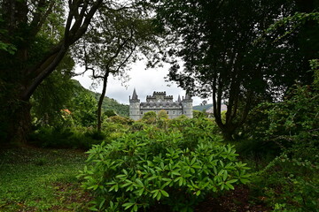 Inveraray Castle mit Park in Inveraray, Schottland