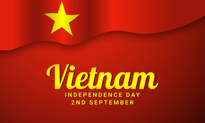 Vietnam Independence Day Background Design.